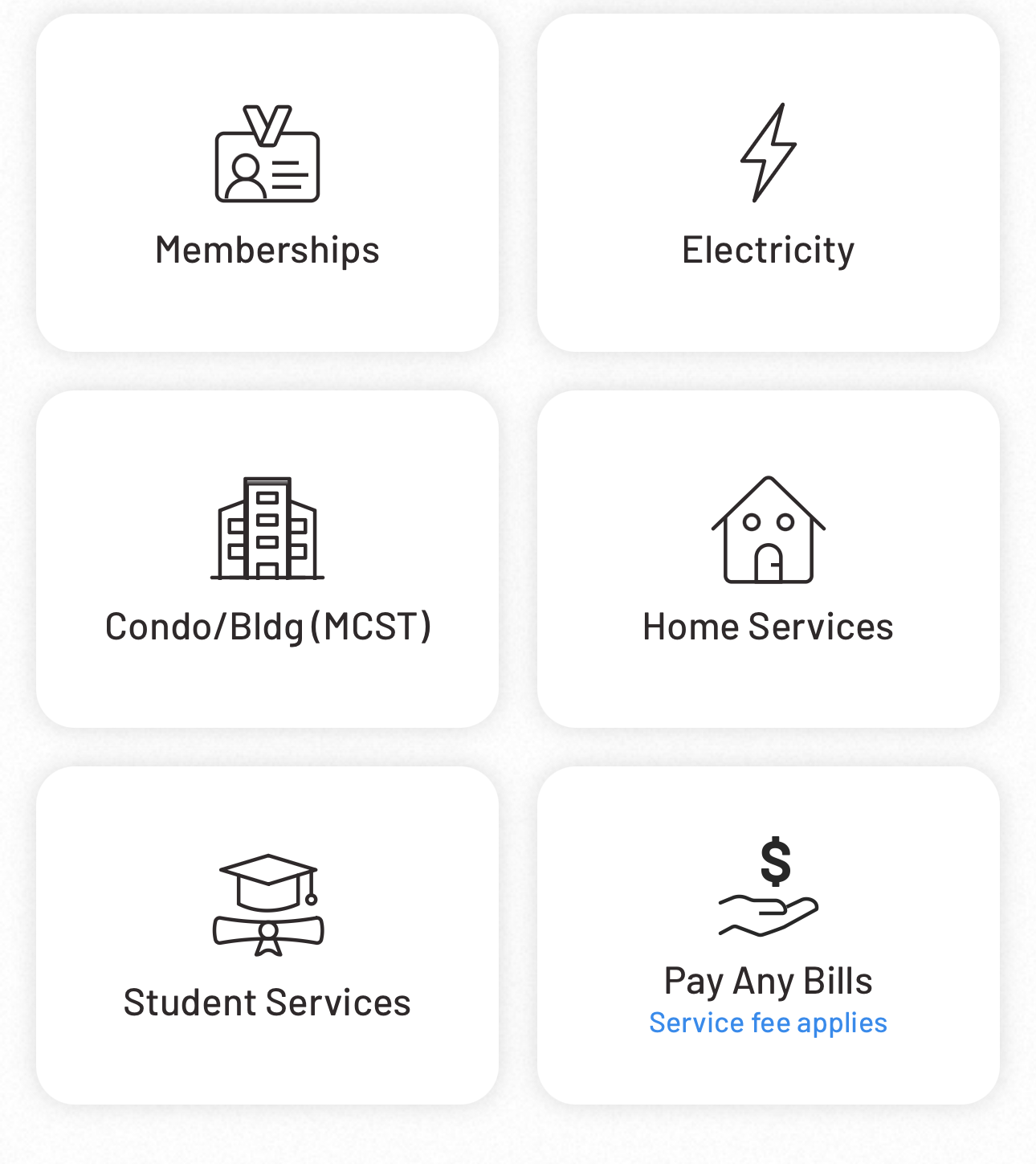 Pay Bills (more)